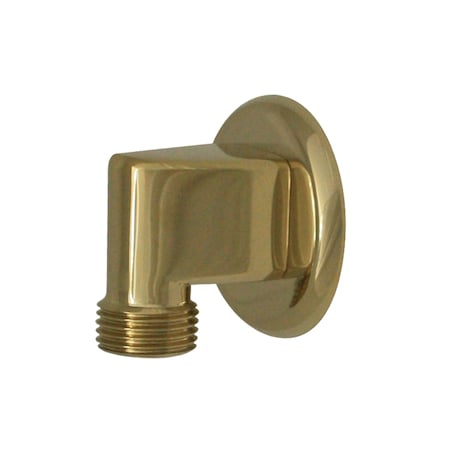 Whitehaus Showerhaus Solid Brass Supply Elbow, Polished Brass WH173A2-B